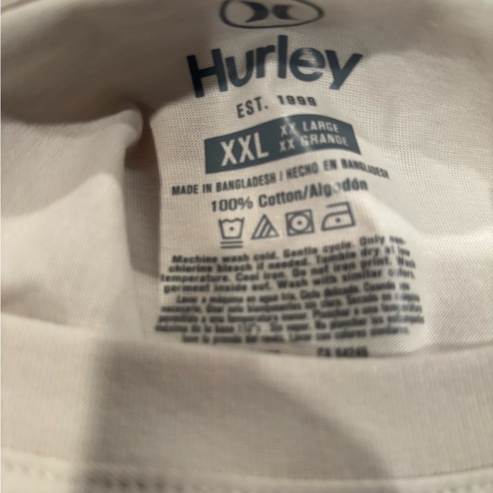 Hurley Men's Beige Surf Graphic Tee - Picture 6 of 6
